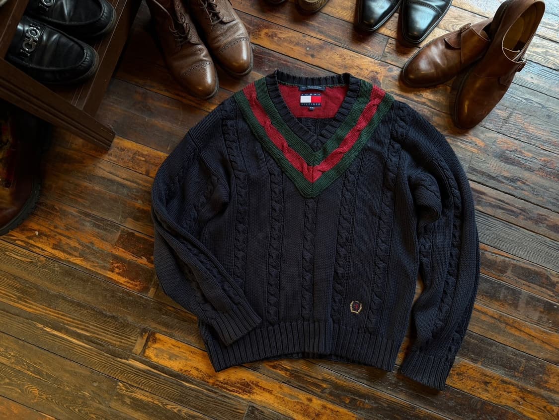 타미힐피거 케이블 니트 105 상품이미지1