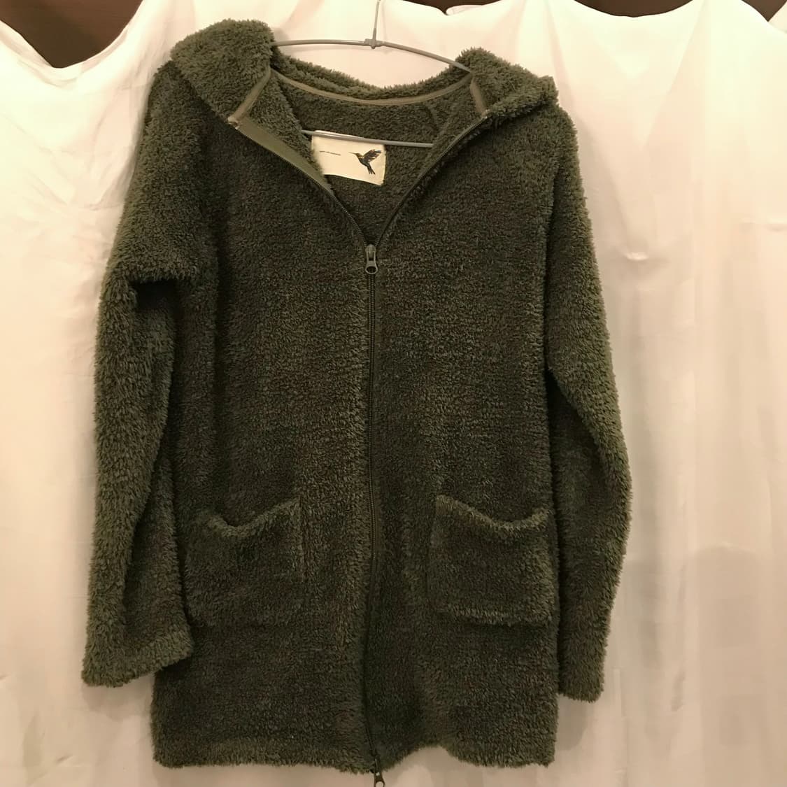 Vintage 빈티지 모리걸 투웨이 그린 플리스 집업 상품이미지3