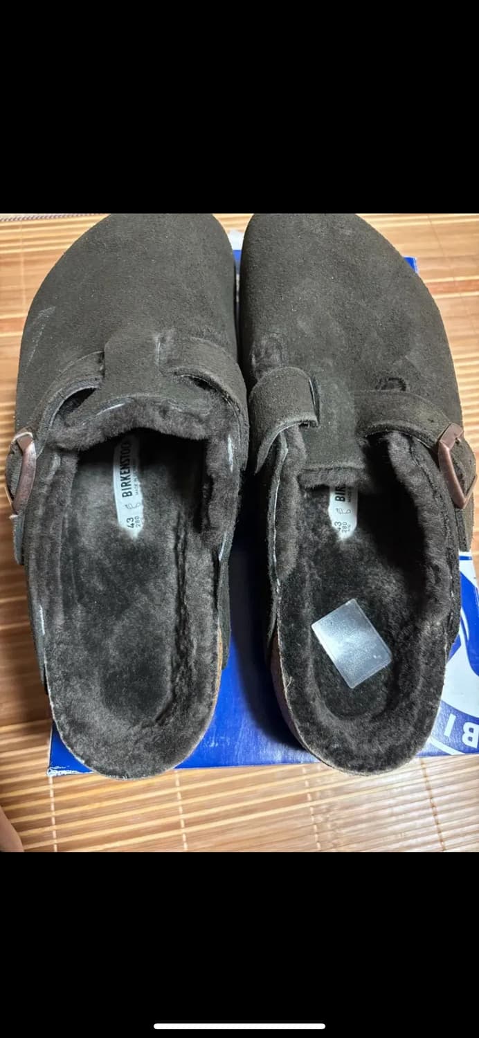 버켄스탁 보스턴 셔링 모카 레귤러 43사이즈 새상품 팝니다. 상품이미지3