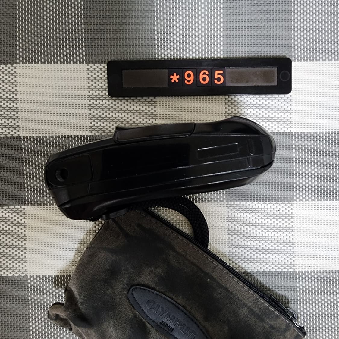 올림푸스 뮤 1 블랙바디 필름카메라 파우치포함 상품이미지5