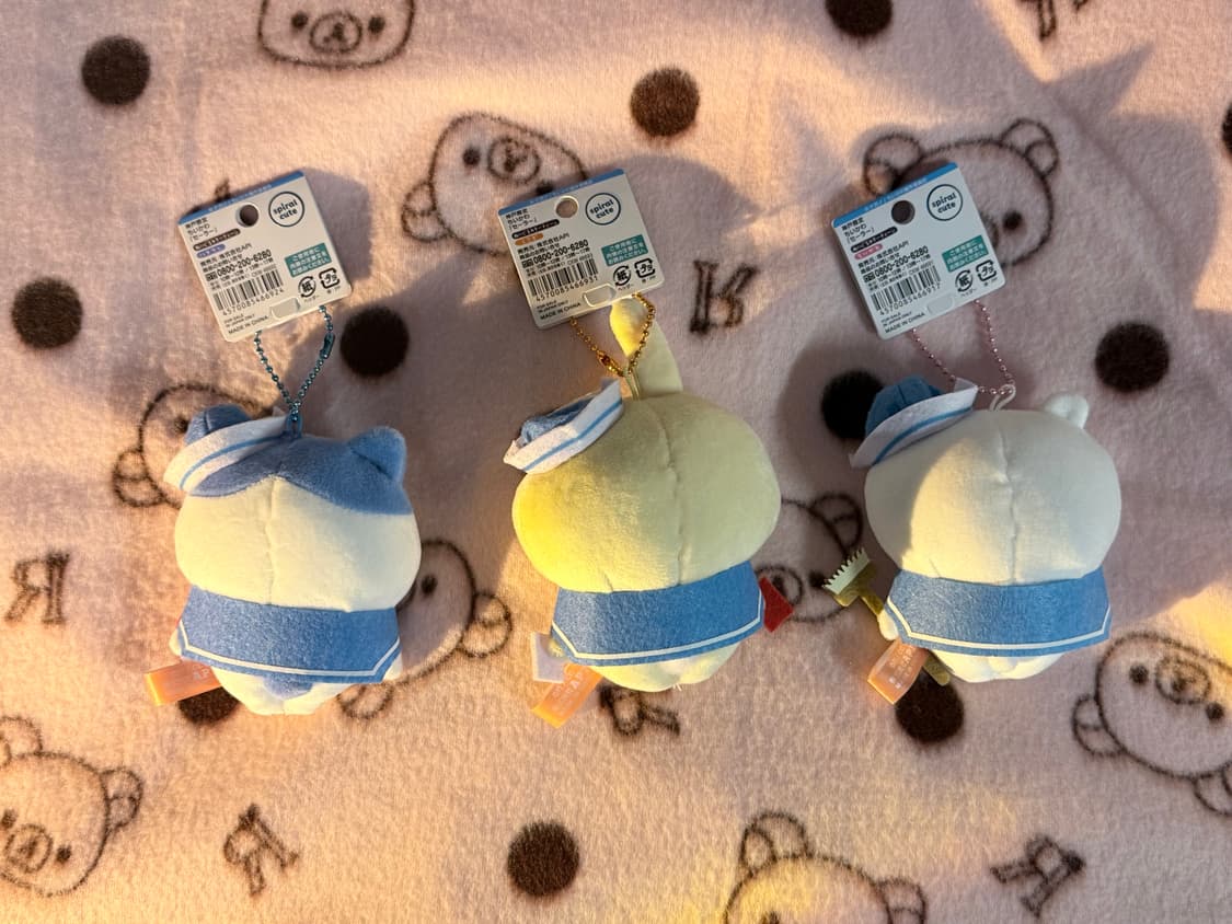 치이카와 고베 한정 인형키링 3종 SET 상품이미지2