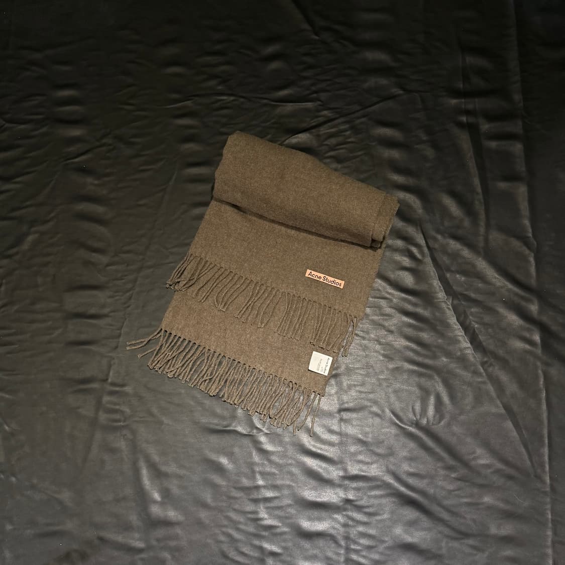 아크네 스튜디오 울 숄 머플러 브라운 상품이미지3