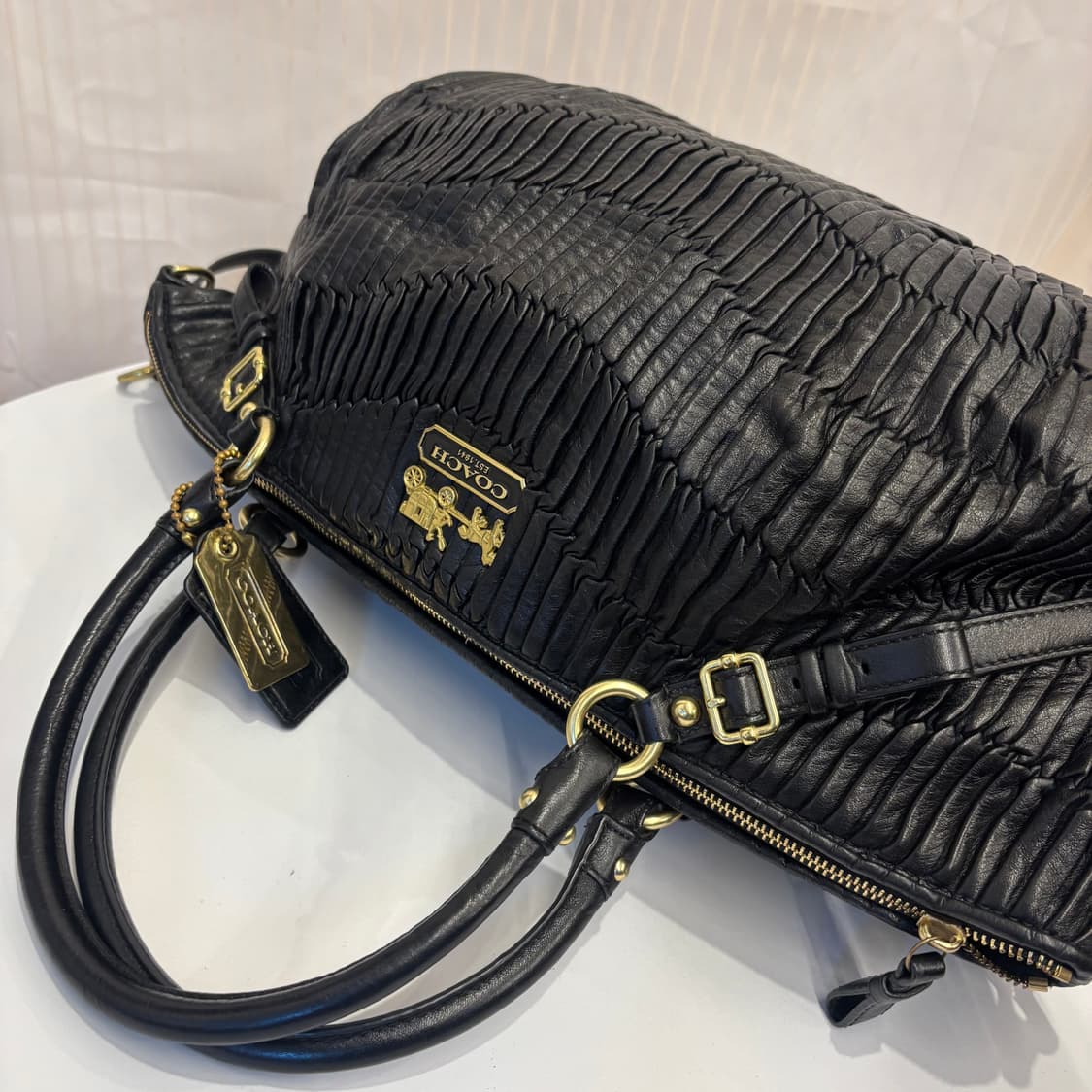 정품 코치 투웨이 토트백 숄더백     상품이미지7