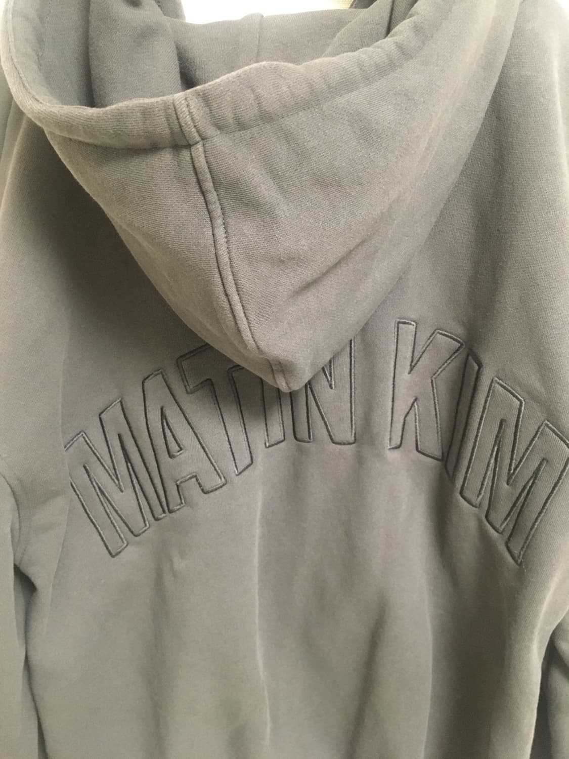 마뗑킴 후드집업 차콜 상품이미지5