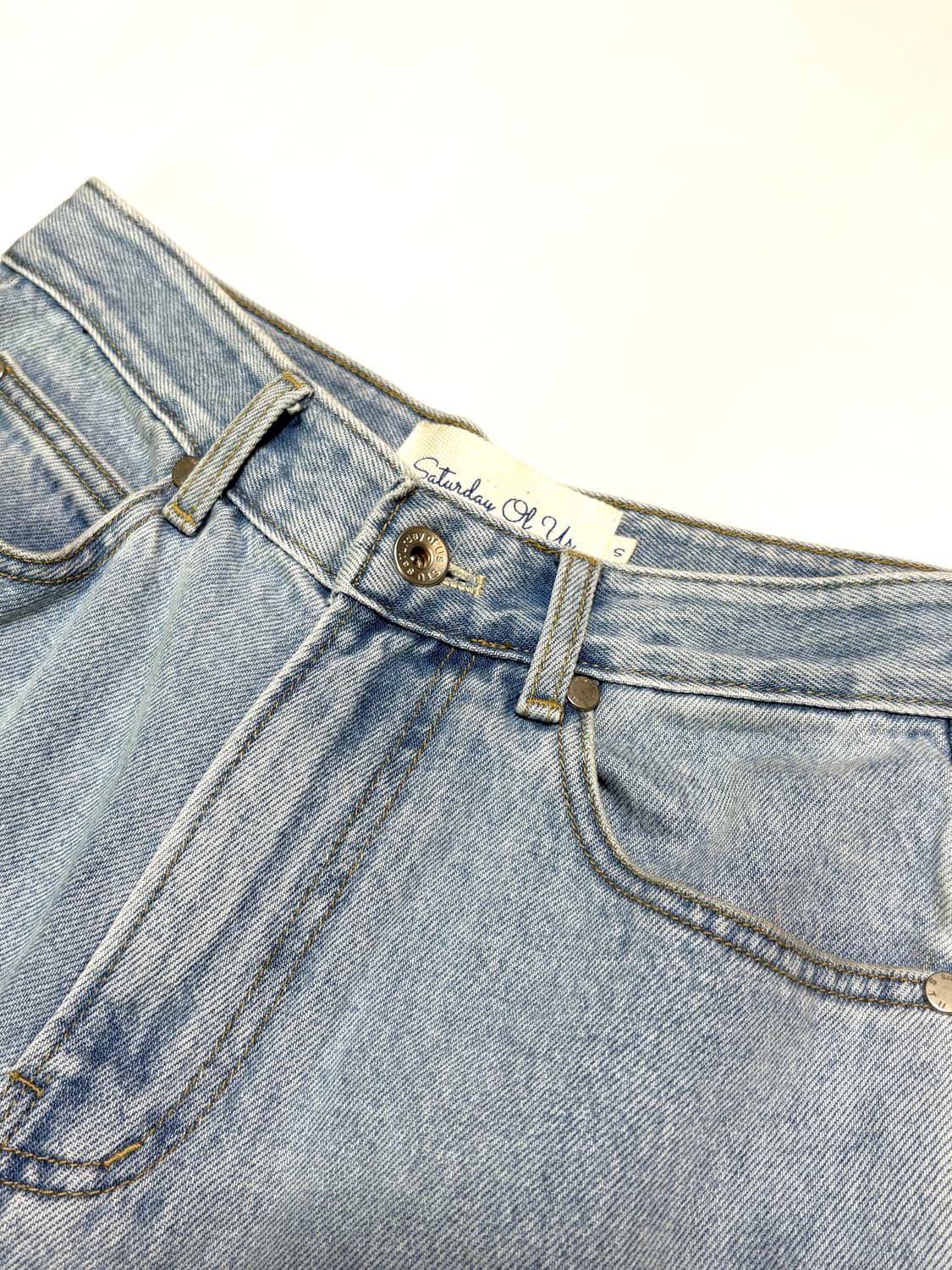 S.T.U saturday of us 연청 데님 상품이미지3