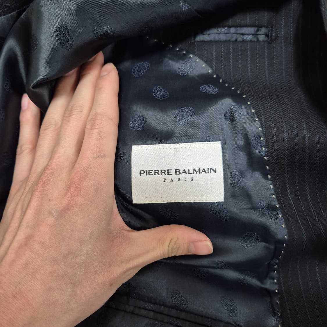 피에르 발망 파리 모직 싱글 블레이저 정장자켓 100-88-170 상품이미지5