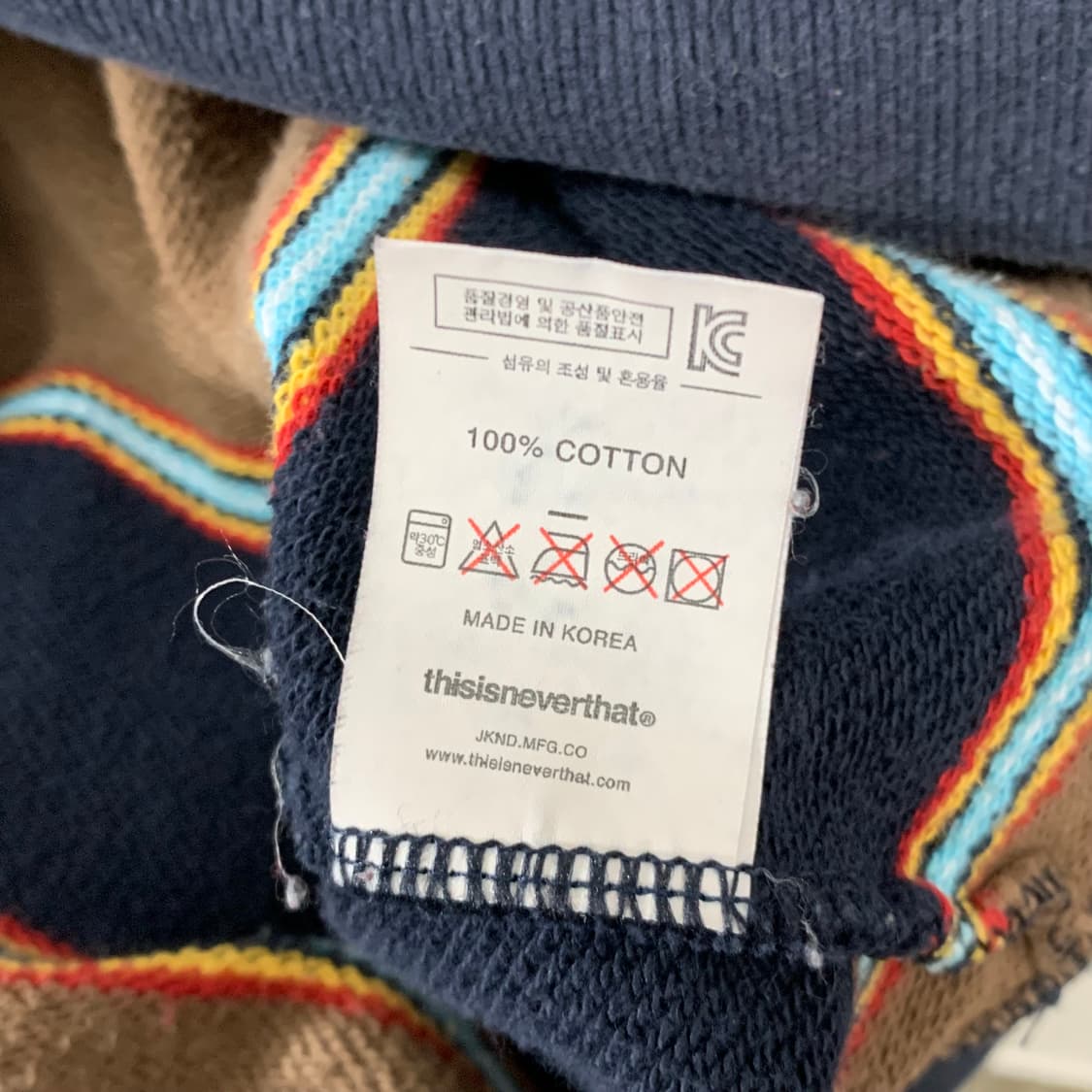 디스이즈네버뎃 맨투맨 상품이미지5