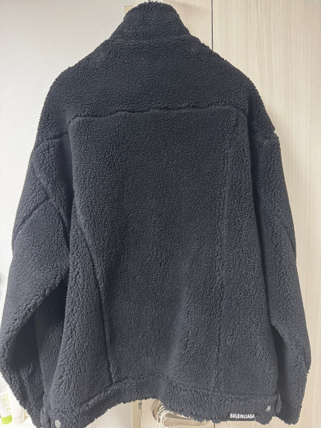 [새제품] 발렌시아가 오버사이즈 플리스 자켓 블랙 4사이즈 상품이미지6