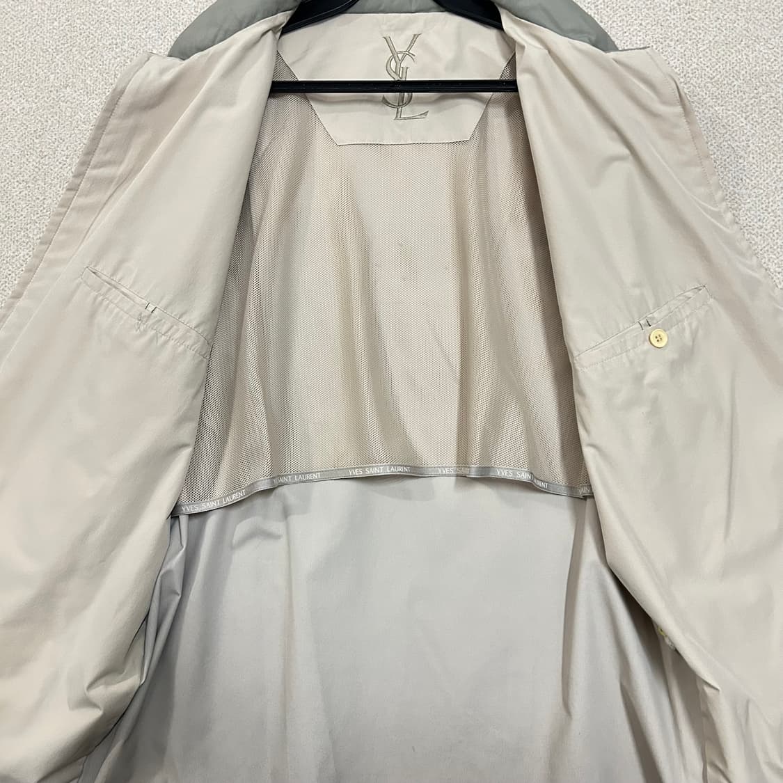 (M) 입생로랑 아이보리 블루종 바람막이 상품이미지6