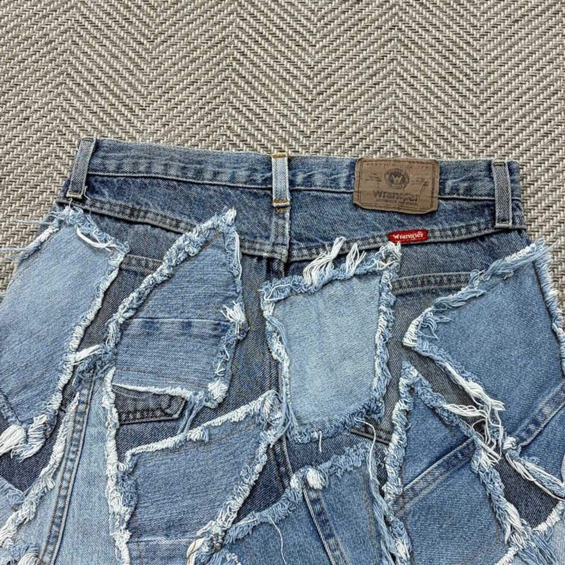 랭글러 패치워크 데님 스커트 v2720 상품이미지4