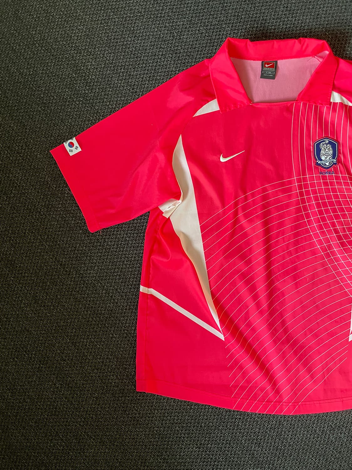 나이키 2002 대한민국 국대 반팔 유니폼 져지 상품이미지3