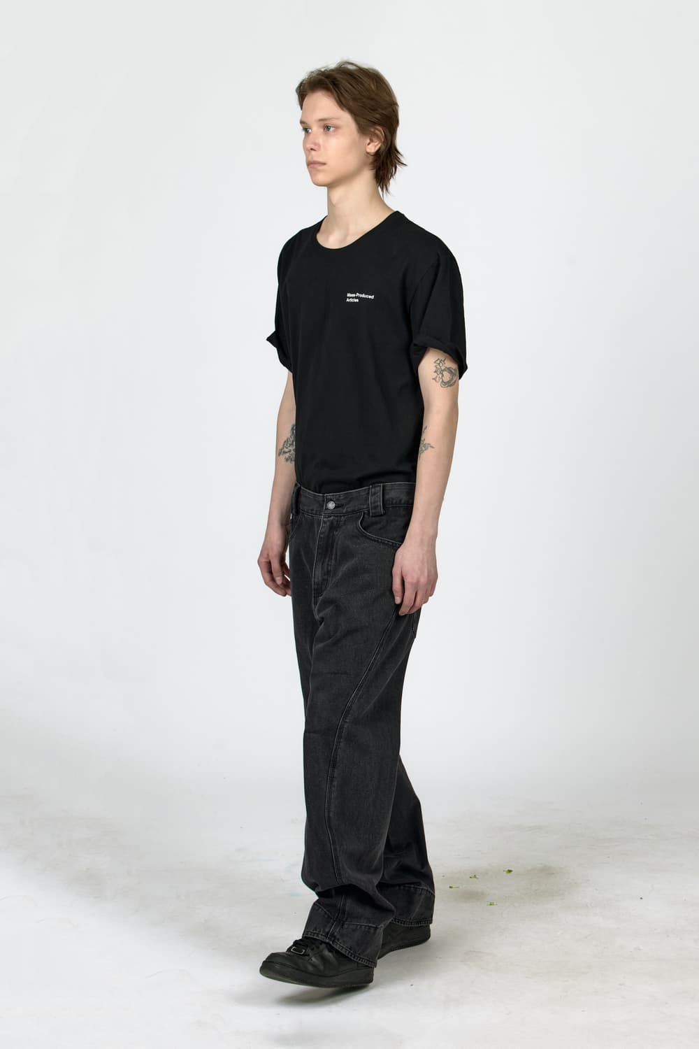 MPa DRIFT DENIM PANTS (BLACK) 상품이미지3