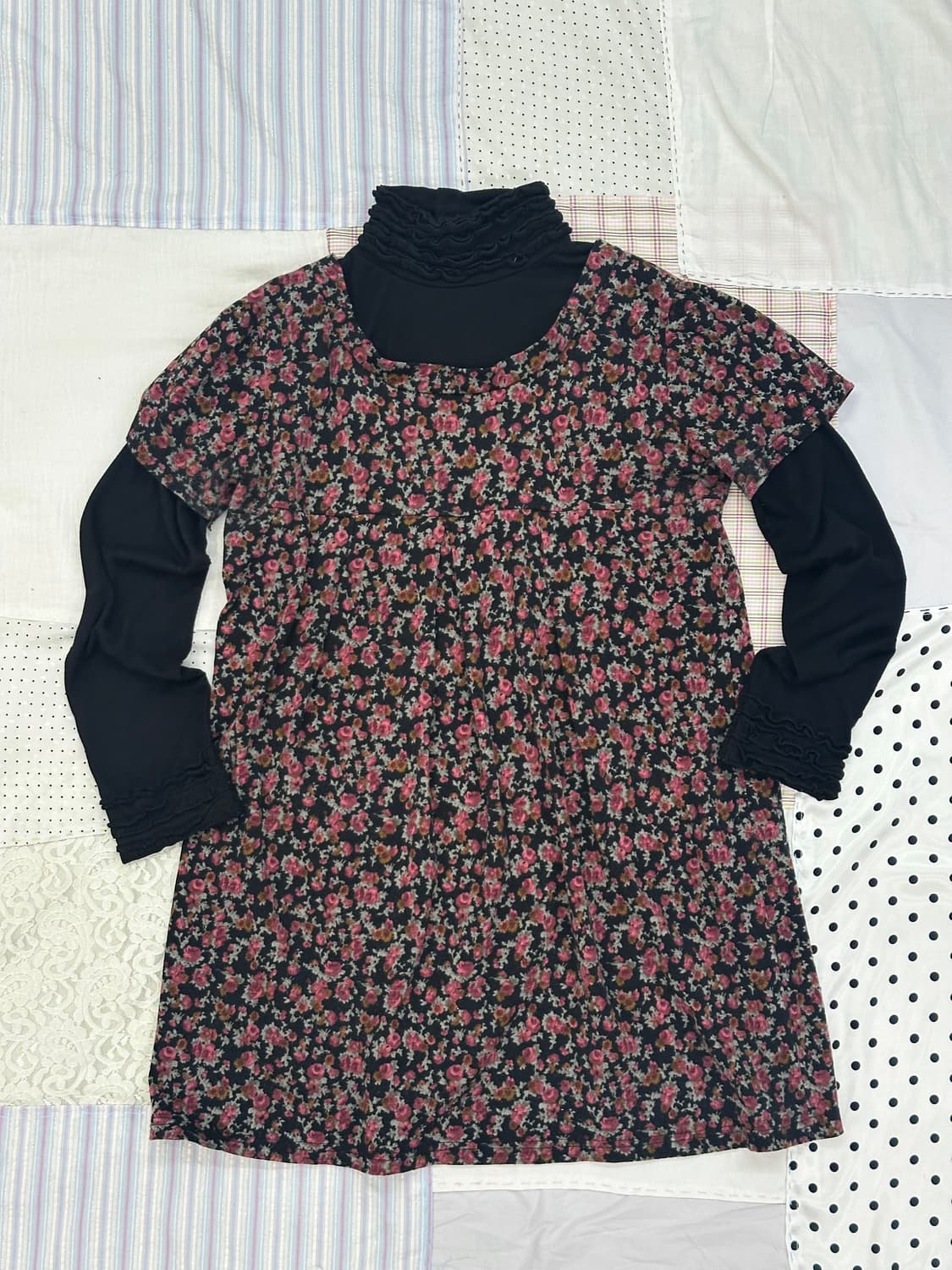 레이어드 프릴 원피스 상품이미지8