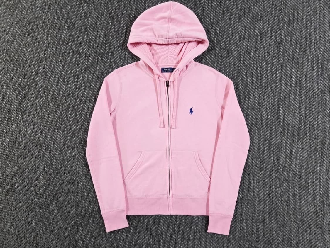 폴로 베이비핑크 후드집업  상품이미지1
