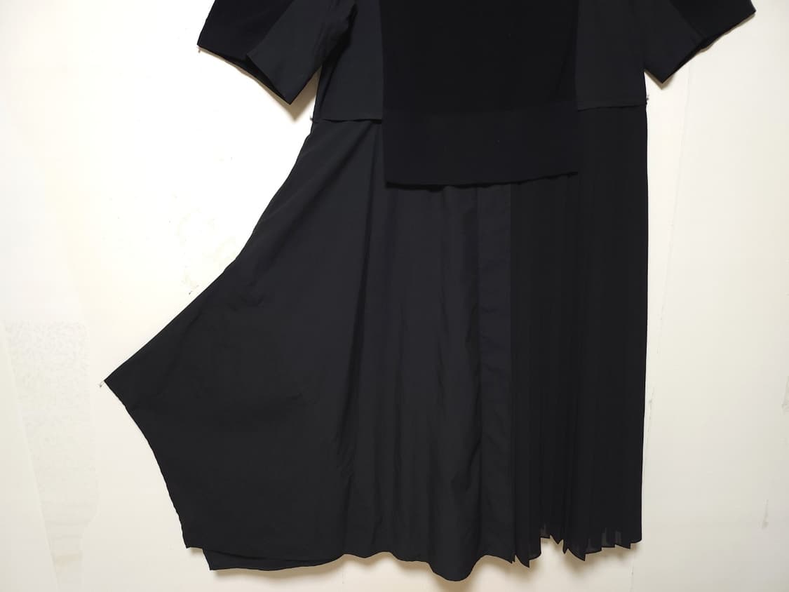 이새 골지패턴 플리츠배색 언발란스 롱원피스 66  상품이미지6