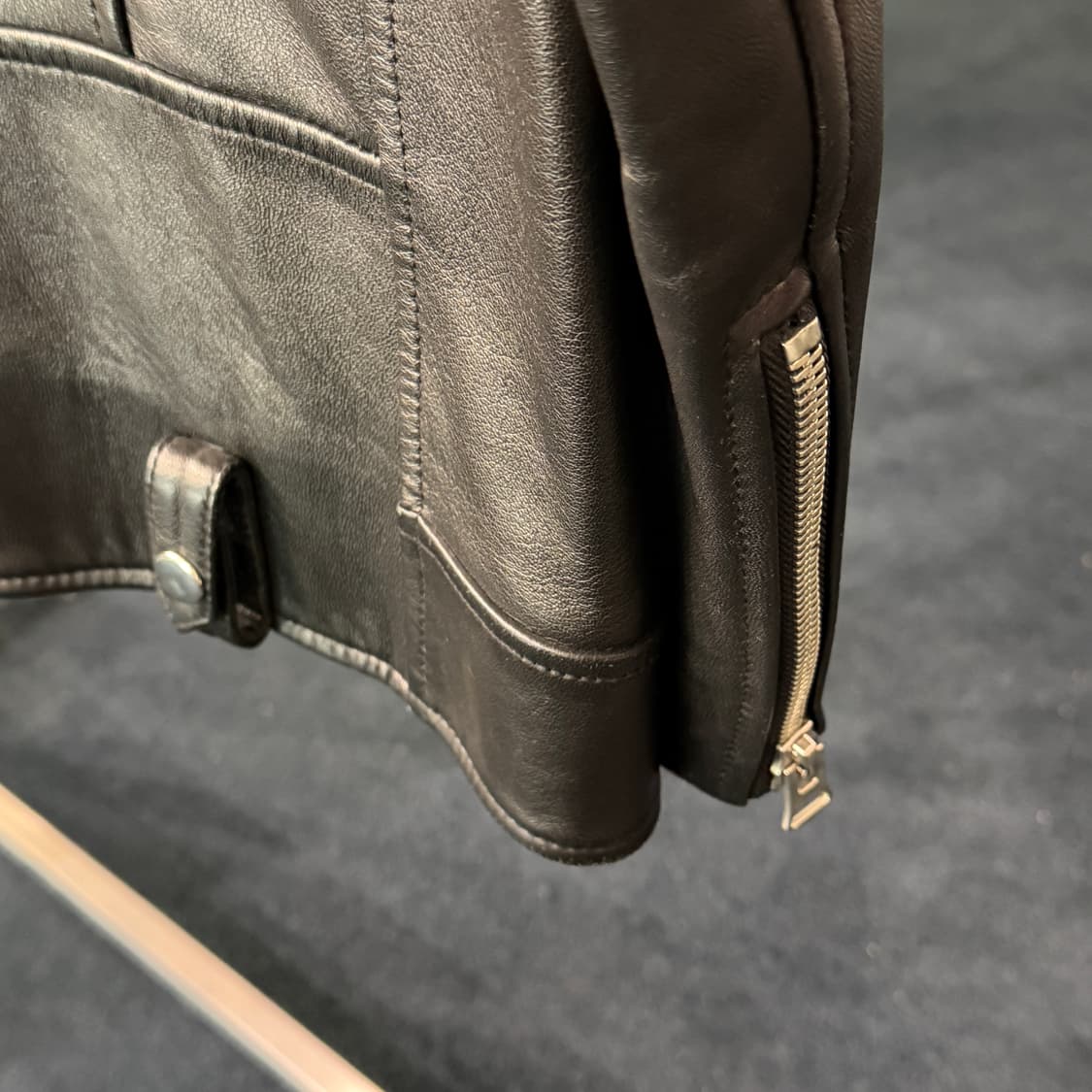 [M] 램스킨 양가죽 라이더자켓 상품이미지5