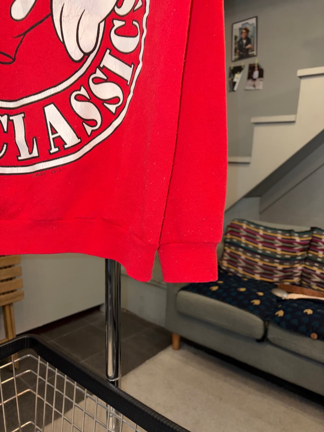 90’s Disney Mickey classic print sweat 상품이미지8