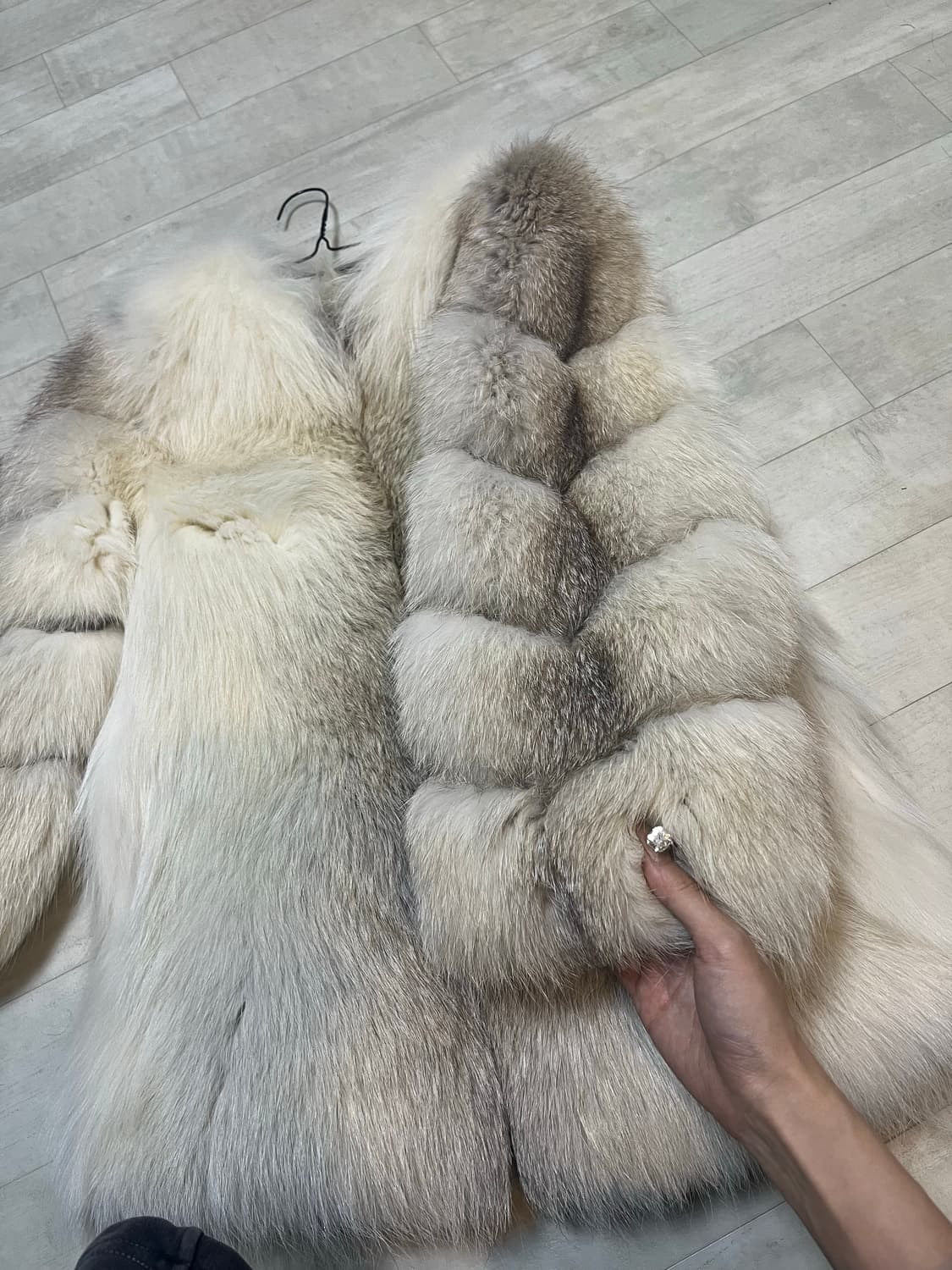 사가폭스 로얄믹스 특수종 퍼코트 폼폼이 sagafox 상품이미지5