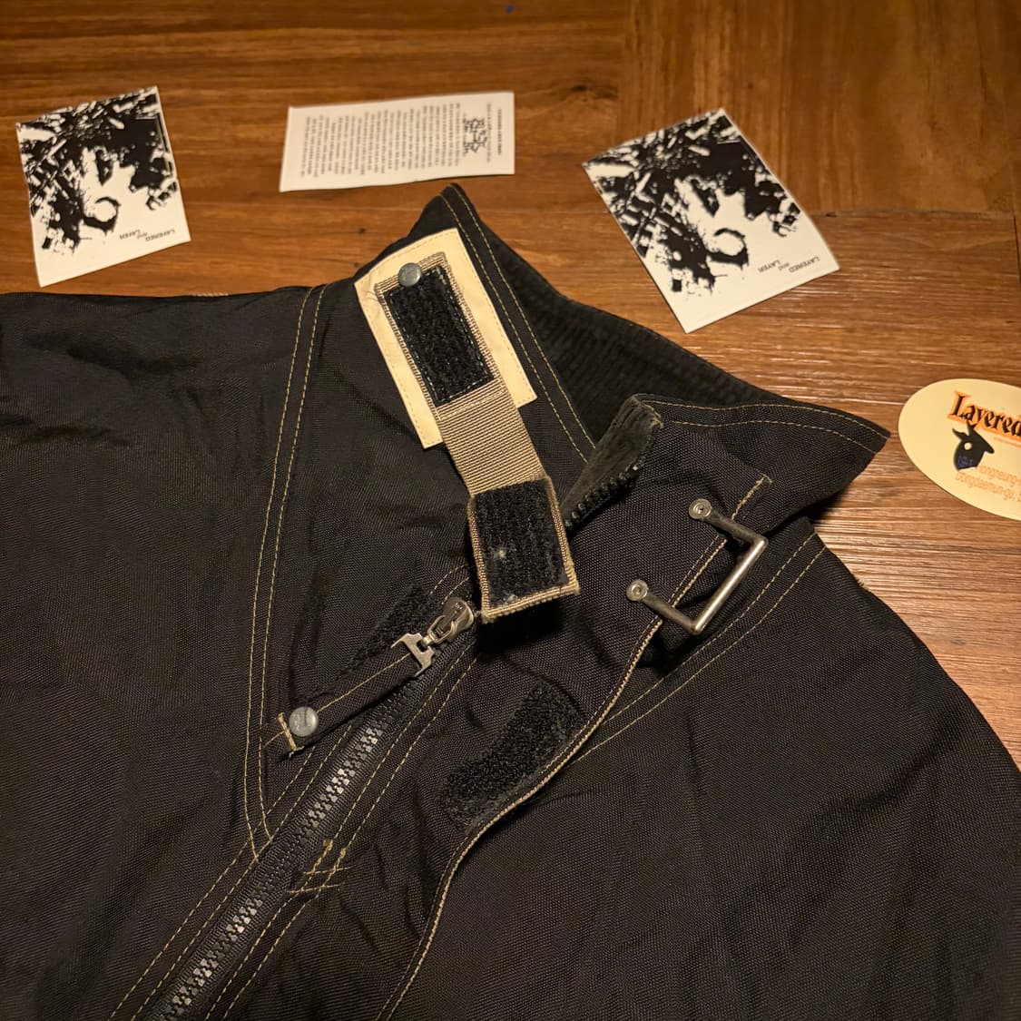 90s Armani jeans 파어어맨 버클 자켓 상품이미지2