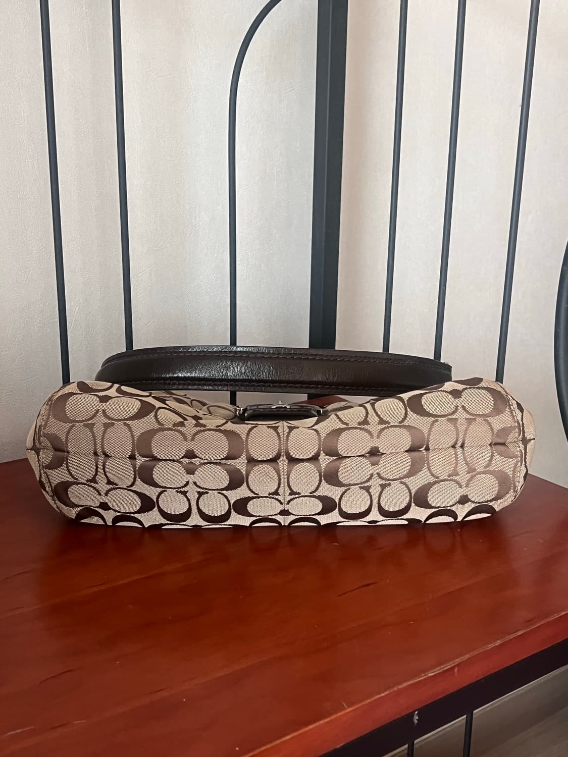 90s coach soho 코치 시그니처 소호 브라운 숄더백 핸드백 상품이미지3