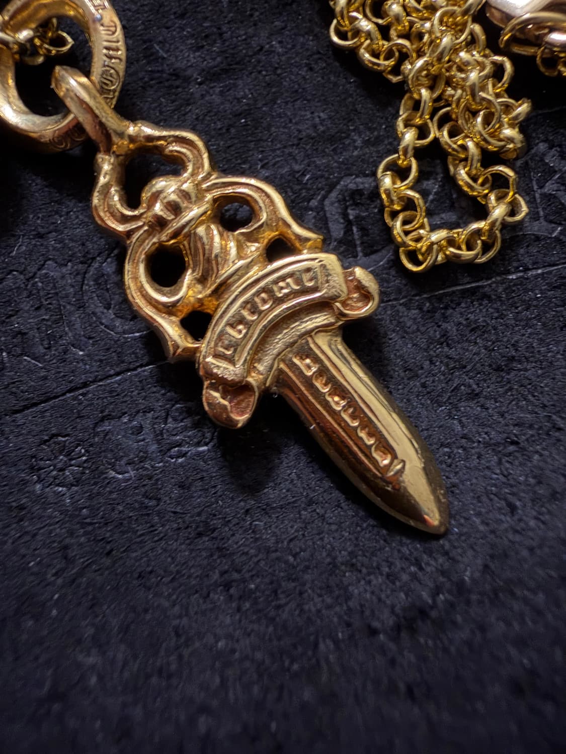 크롬하츠 22k 타이니팻,5대거,롤체인 상품이미지3