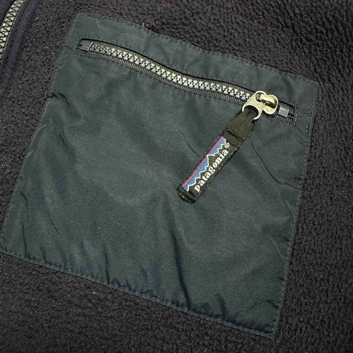 90s usa 파타고니아 레트로 파일 자켓 (네이비) 상품이미지7