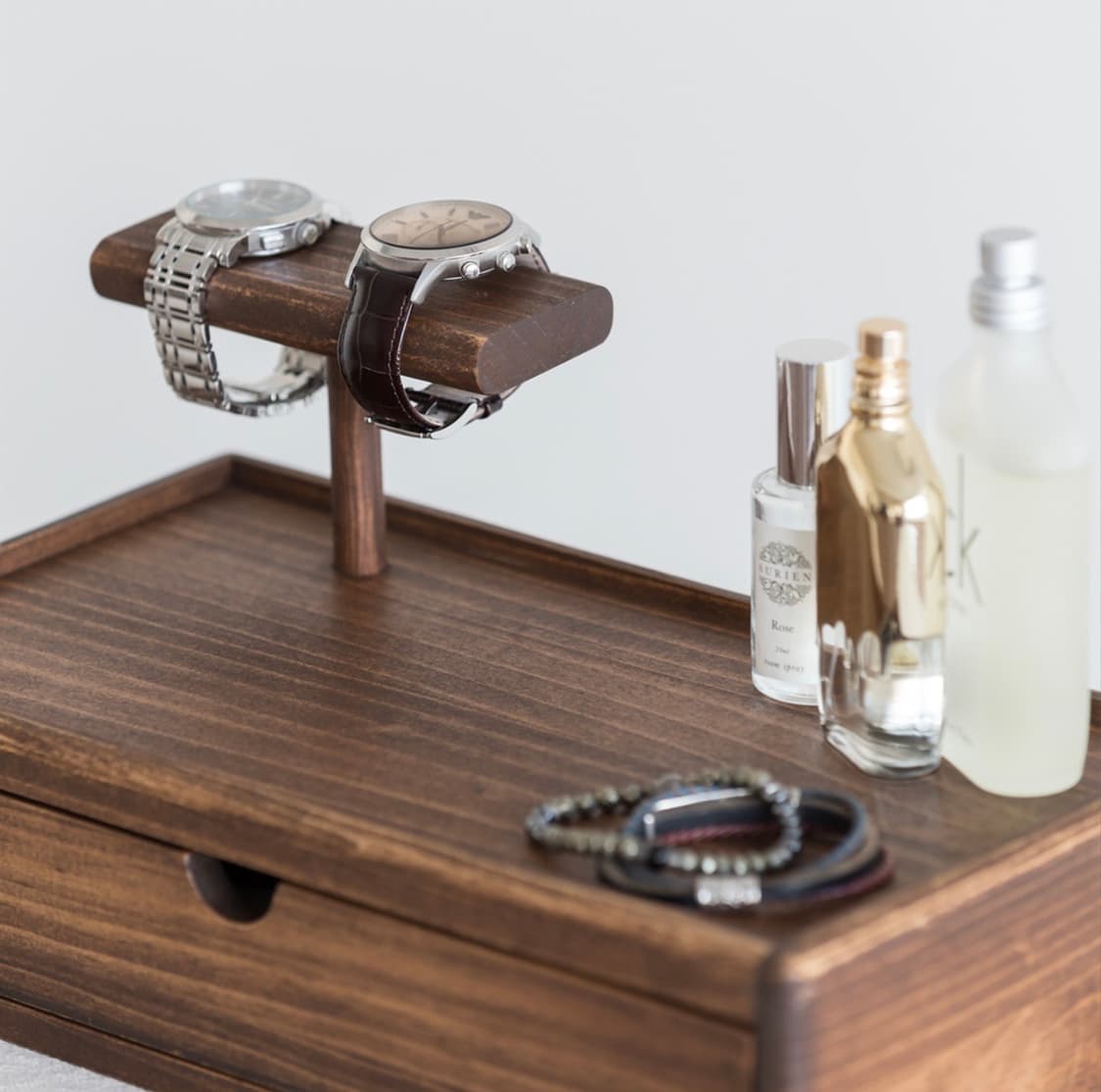 원목 시계거치 정리함 상품이미지3