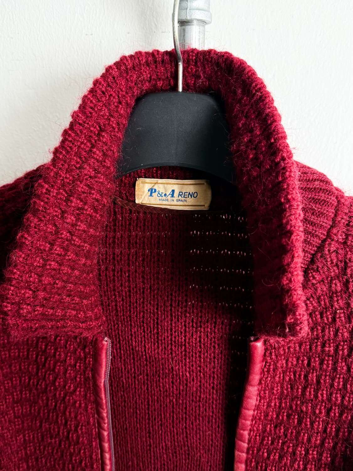  P&A Reno Leather Patch Mohair Sweater 상품이미지4