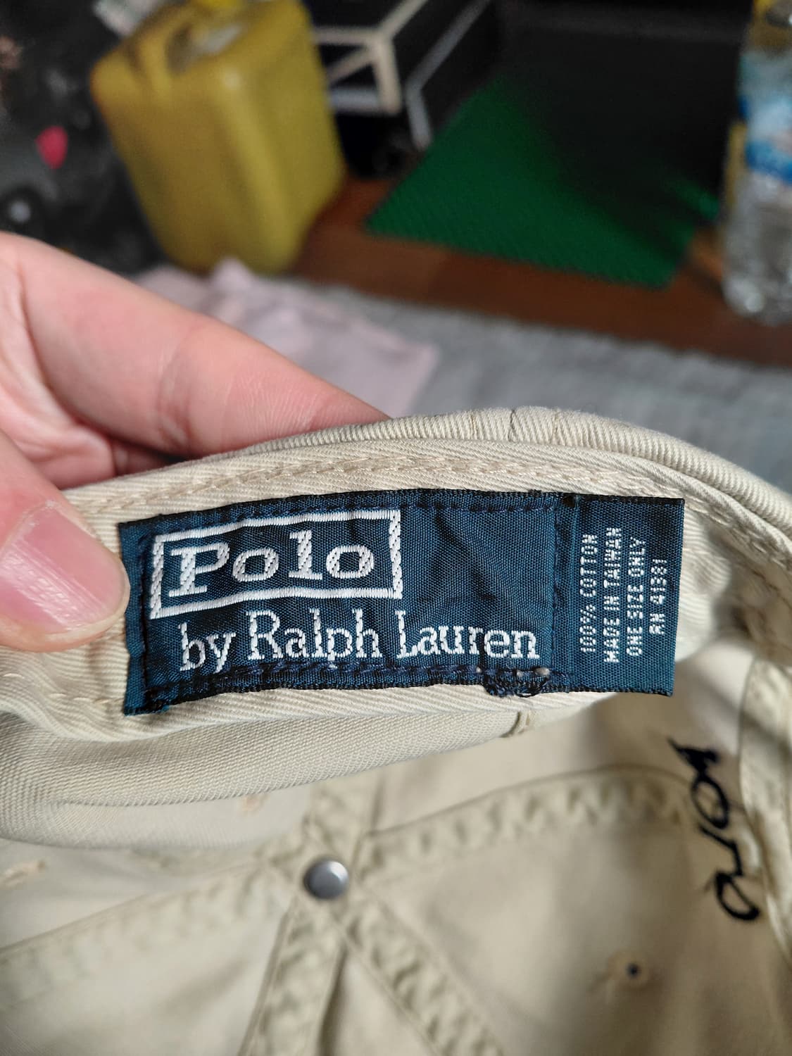 [폴로 랄프로렌]구형 볼캡 베이지컬러  상품이미지7