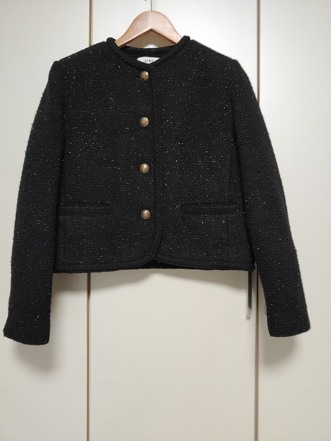리스트 478000원 트위드자켓 블랙색상 상품이미지6