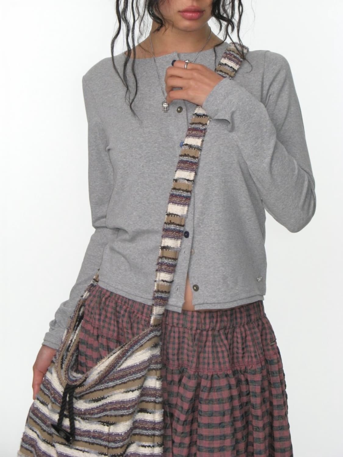 코이세이오 로우 엣지 가디건 상품이미지2