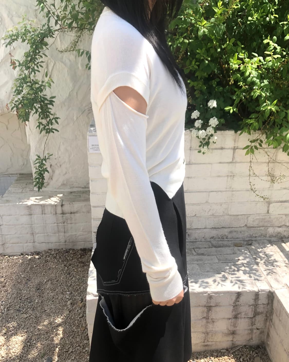 MM6 by 메종 마르지엘라 15s/s 컷아웃 가디건 상품이미지3