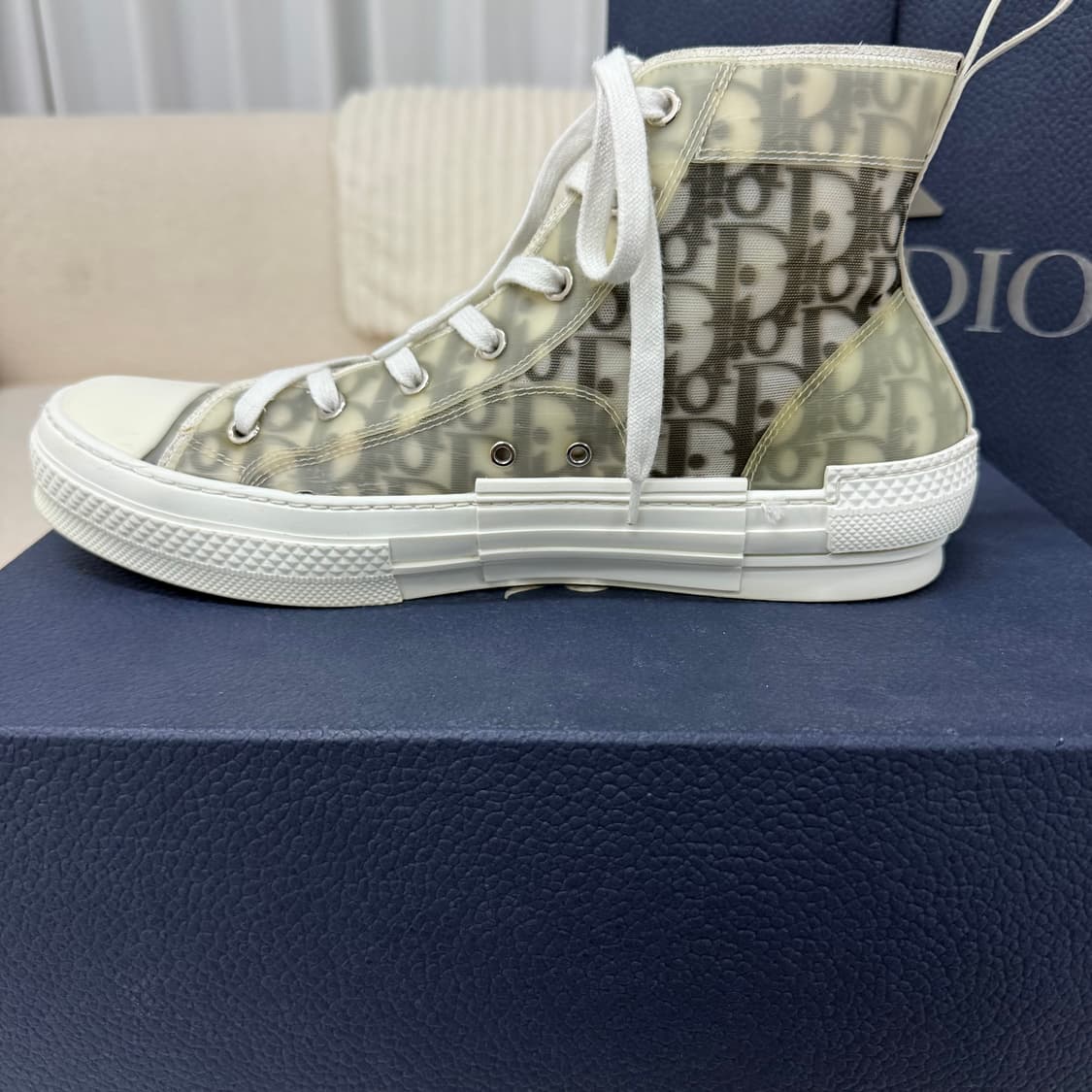 (당일출고) 디올 오블리크 하이탑 스니커즈 상품이미지5