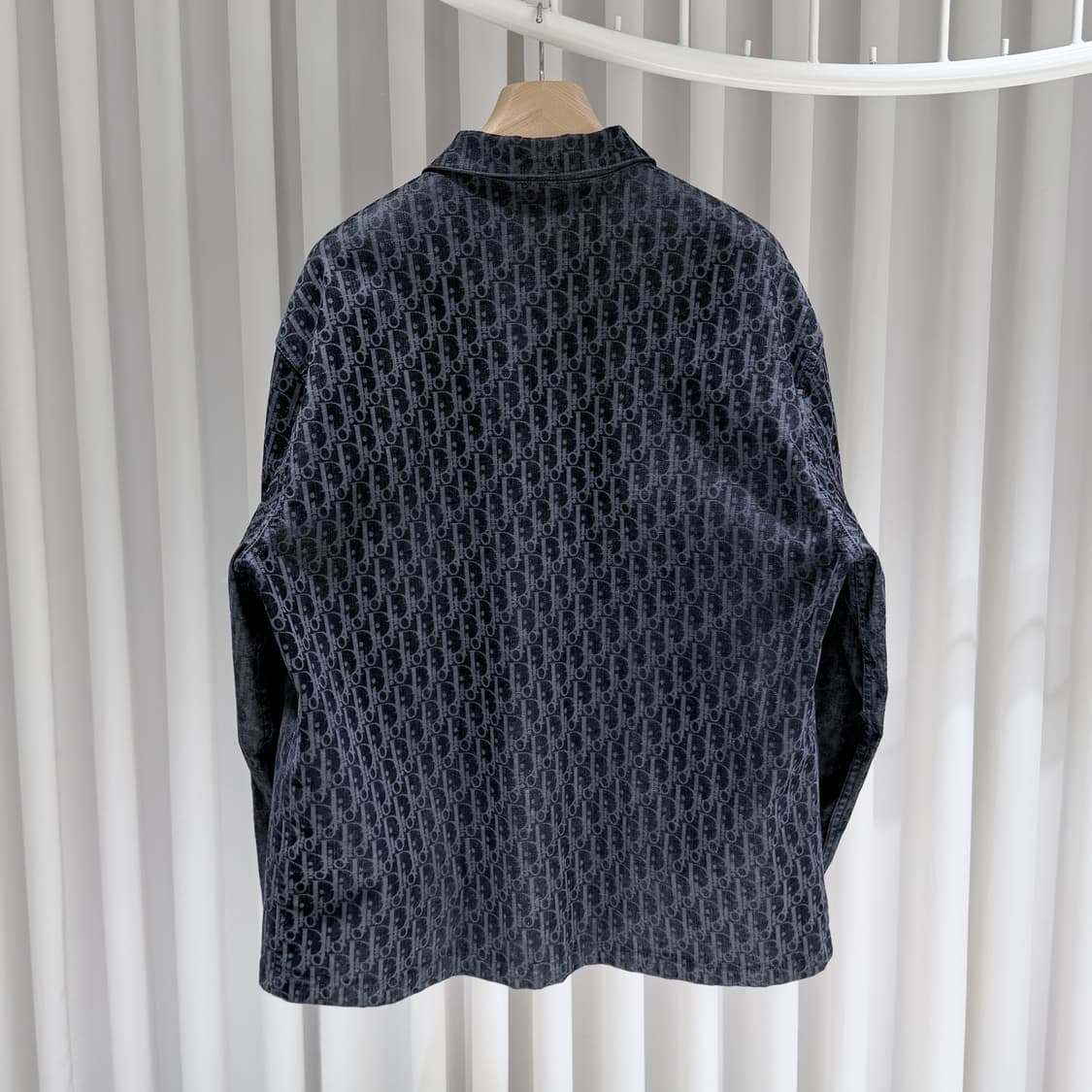 (A+/54) / 디올 오블리크 벨벳 카스리 데님 자켓 상품이미지5