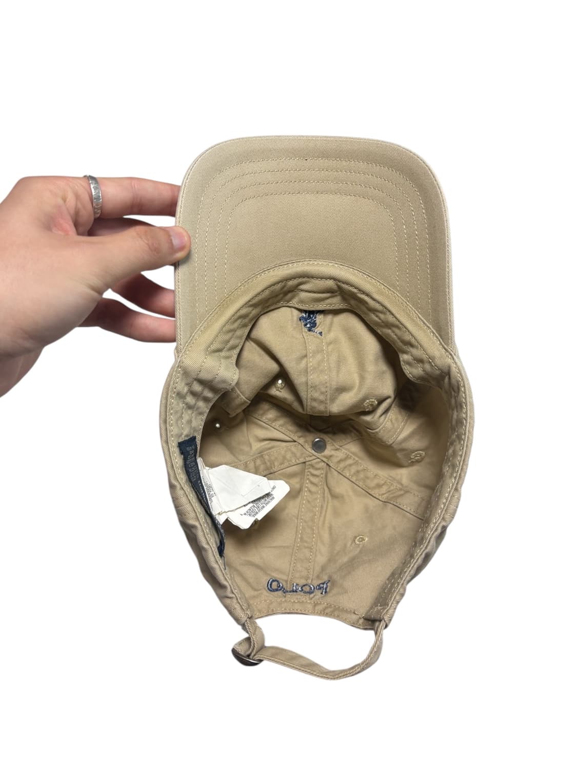 폴로 랄프로렌 코튼 베이지 볼캡 상품이미지8