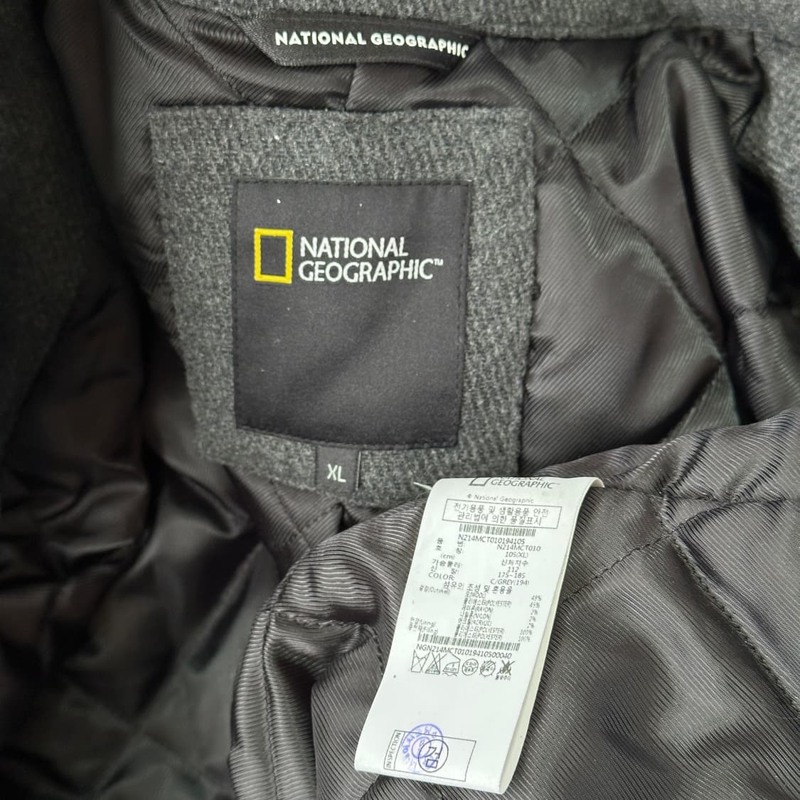내셔널지오그래픽 하이넥 트윌 집업 코트 상품이미지6