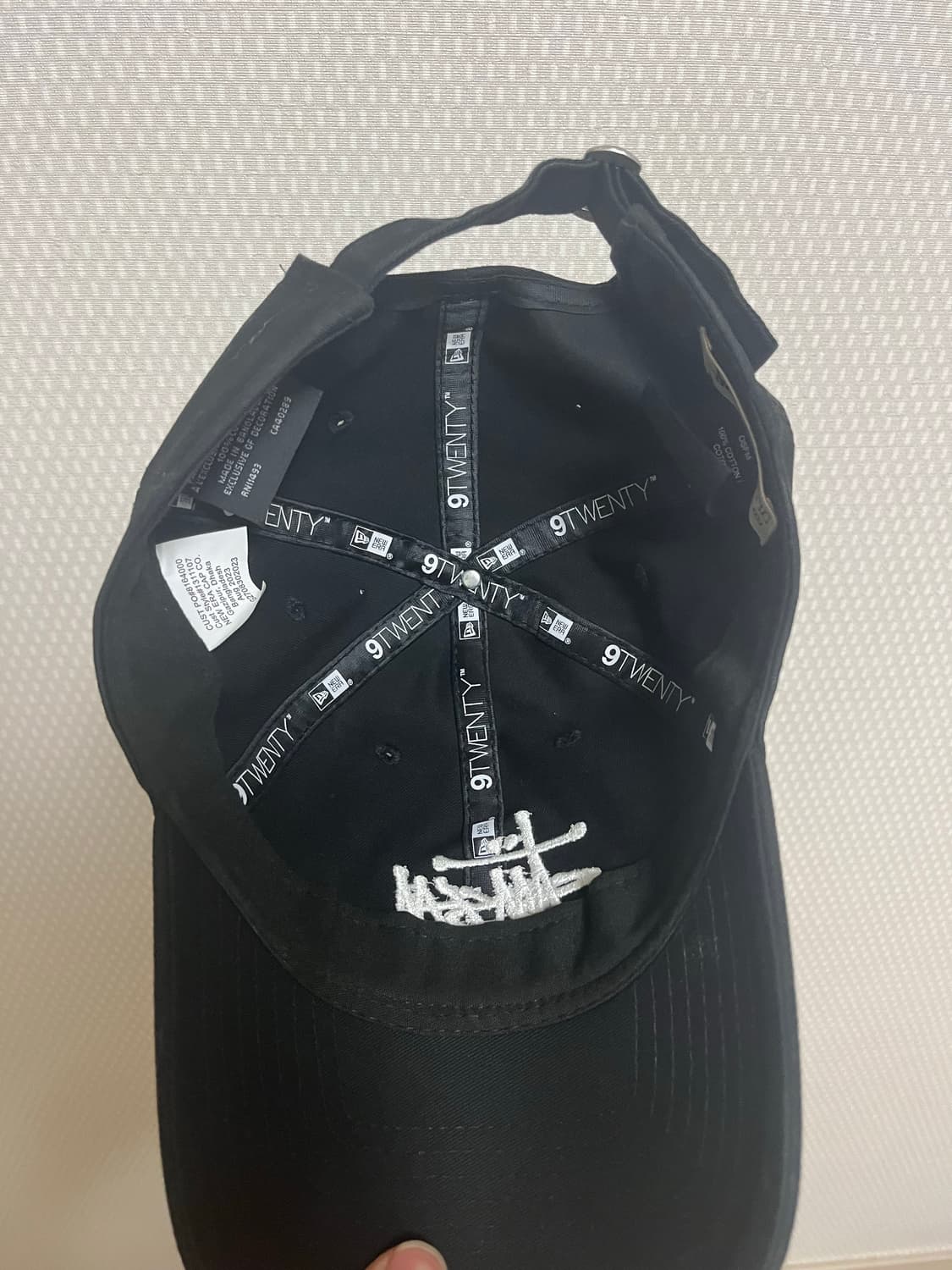 스투시 뉴에라 볼캡 블랙 상품이미지4