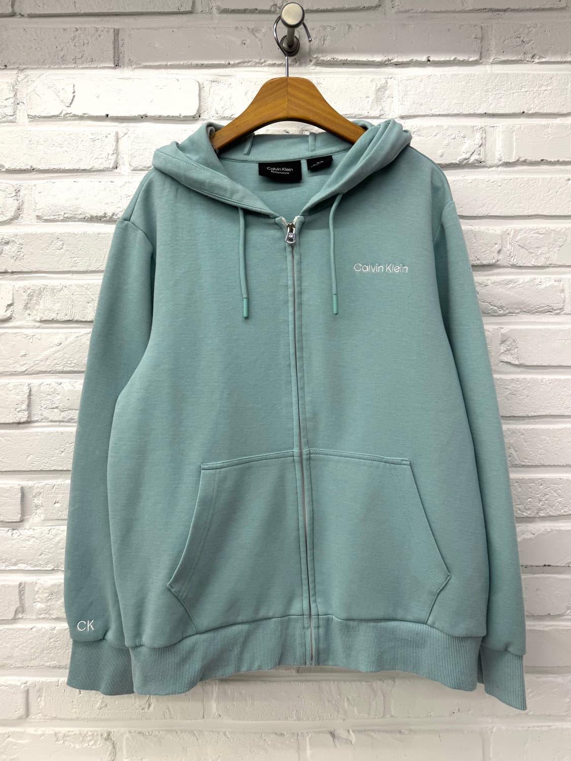 캘빈클라인 하늘색 후드집업 상품이미지3
