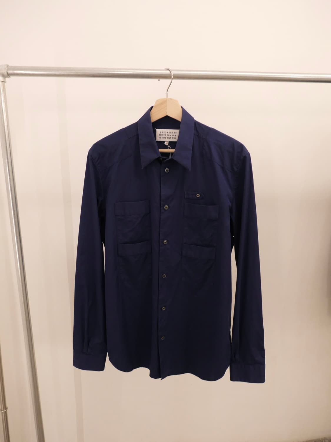 마르지엘라 백스티치 포켓 셔츠 상품이미지1