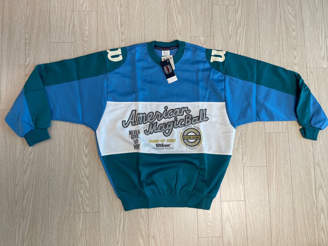 윌슨 90s 올드 스웻셔츠 맨투맨 5번 Wilson OLD 1990 L 상품이미지1