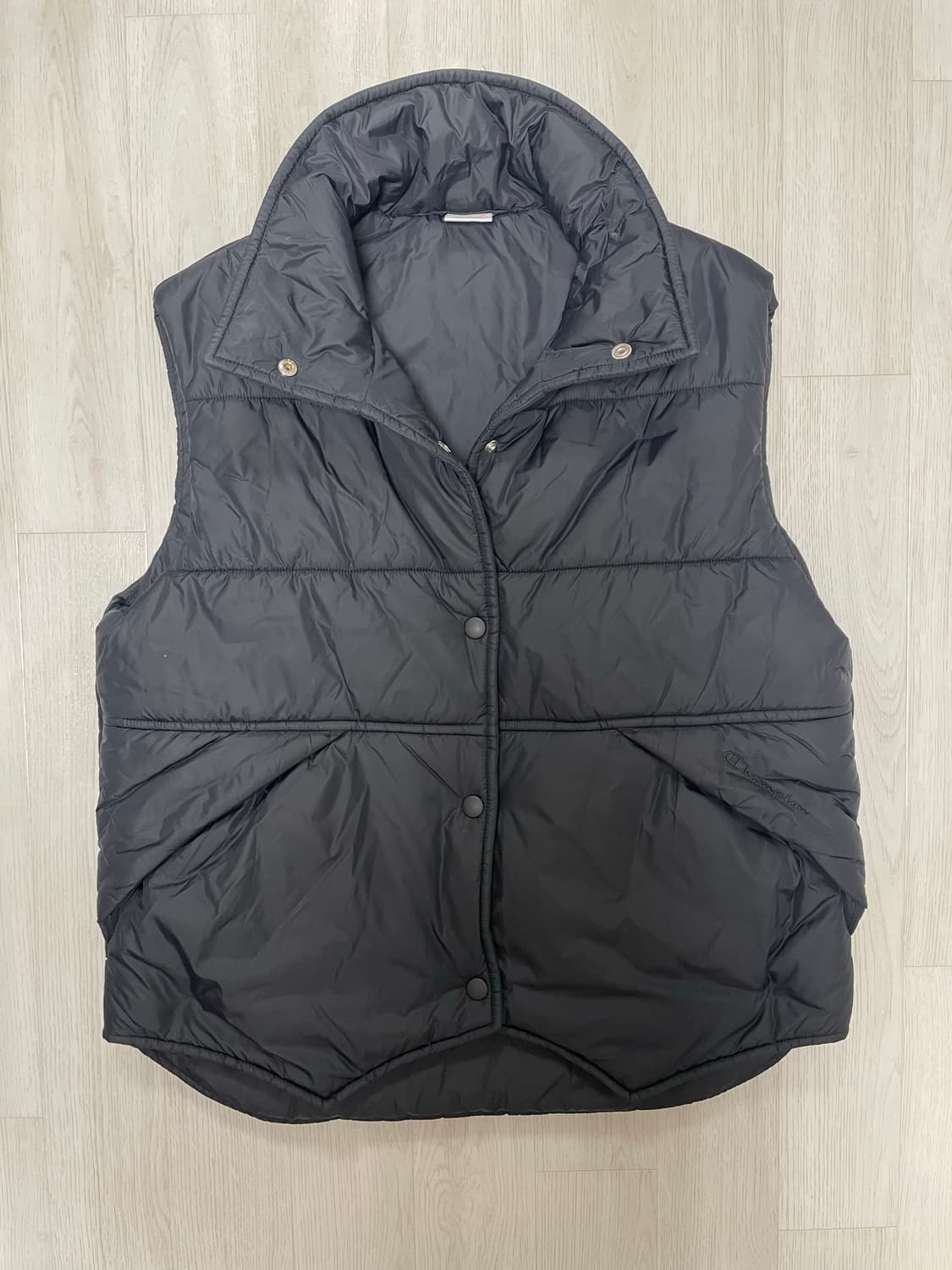 챔피온 블랙 패딩 조끼 상품이미지1