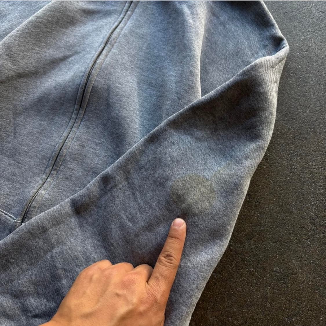 90s Russel Athletic 집업 usa 그레이 L 상품이미지7