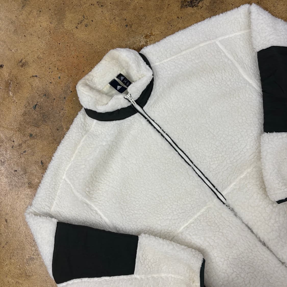 [정품/XL,105] 아디다스 S2S 보아 뽀글이 플리스 자켓 b17 상품이미지1