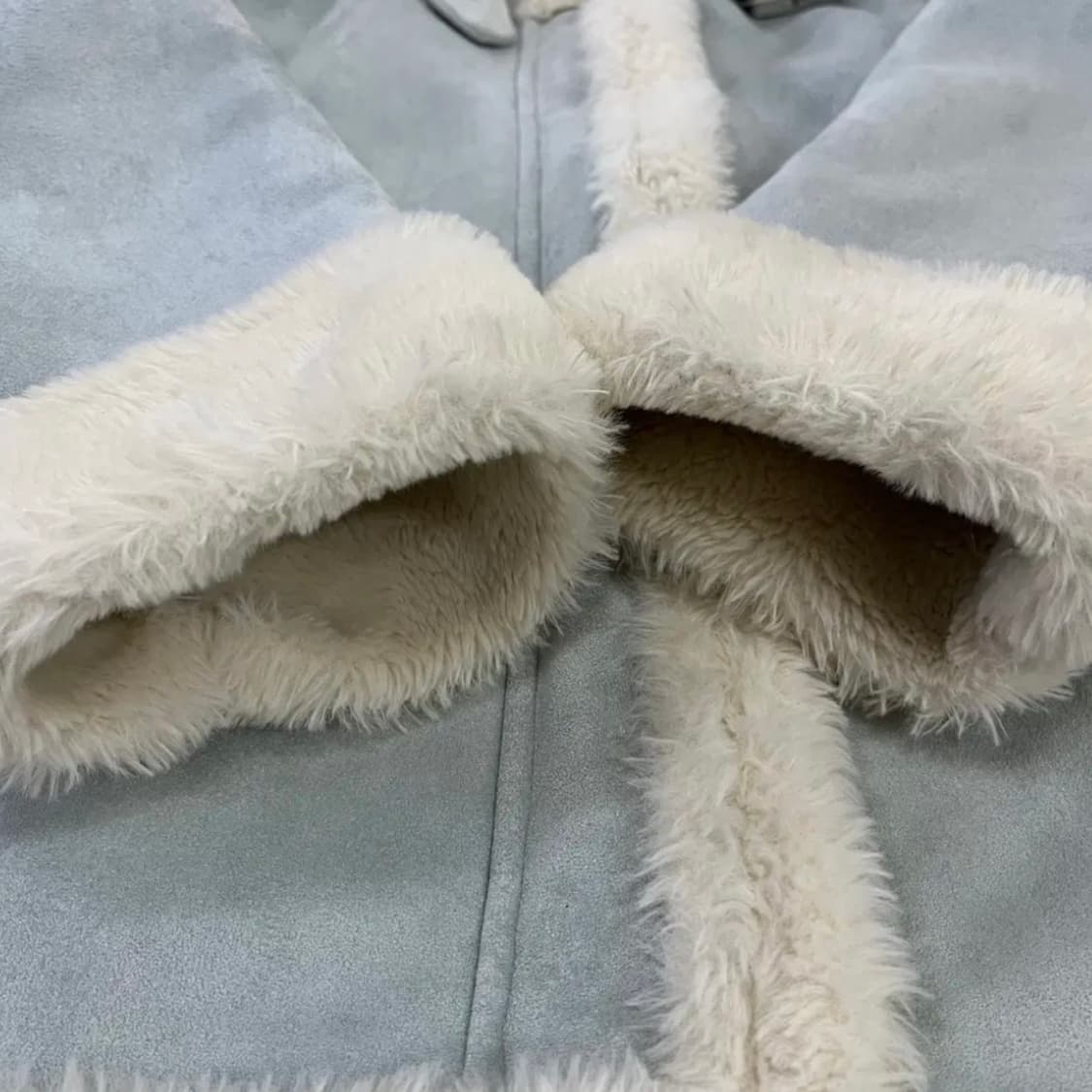 빈티지 B-3 무스탕 자켓 스카이블루 상품이미지3