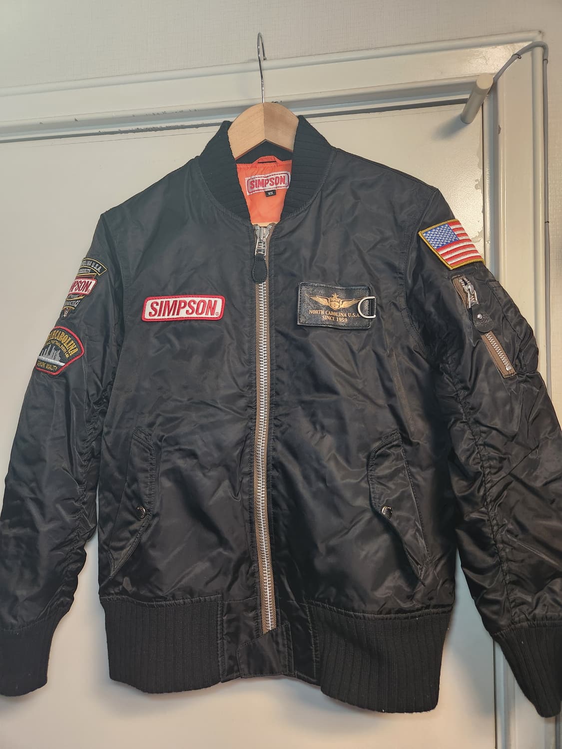 일본빈티지 심슨 Ma-1 봄버자켓 WM 상품이미지1