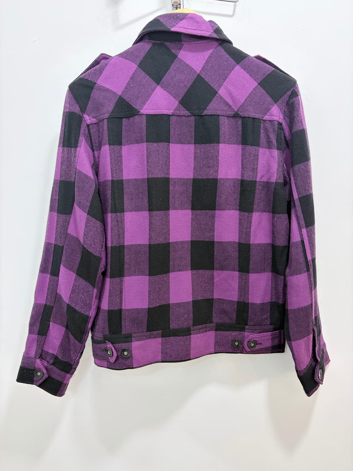 체크 y2k 워크 자켓 상품이미지7