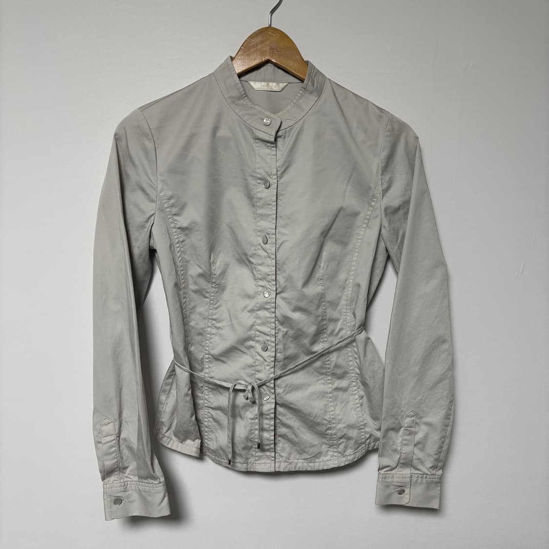 INIVO 허리 스트랩 블라우스 셔츠  상품이미지1