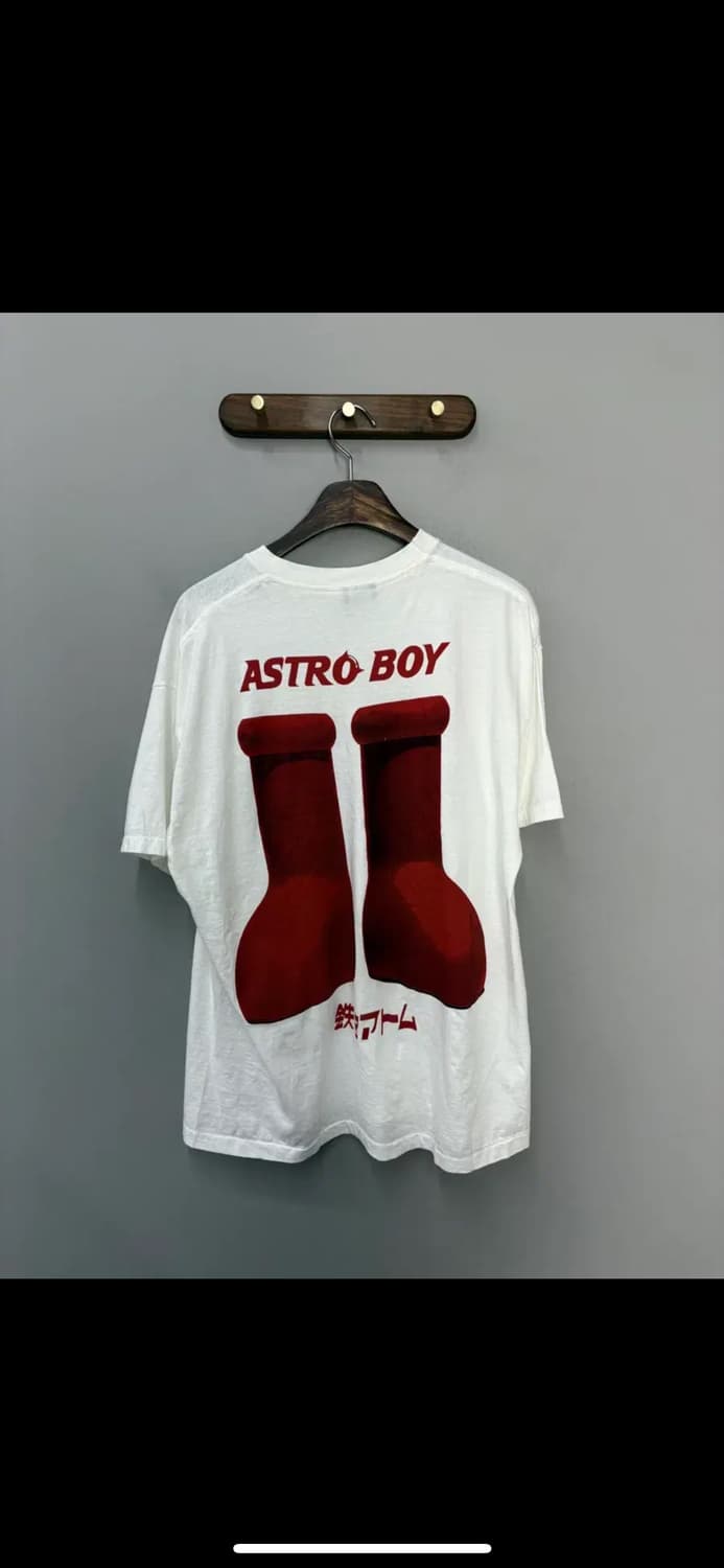 빈티지 우주소년 아톰 그래픽 화이트 반팔 H2513 상품이미지4