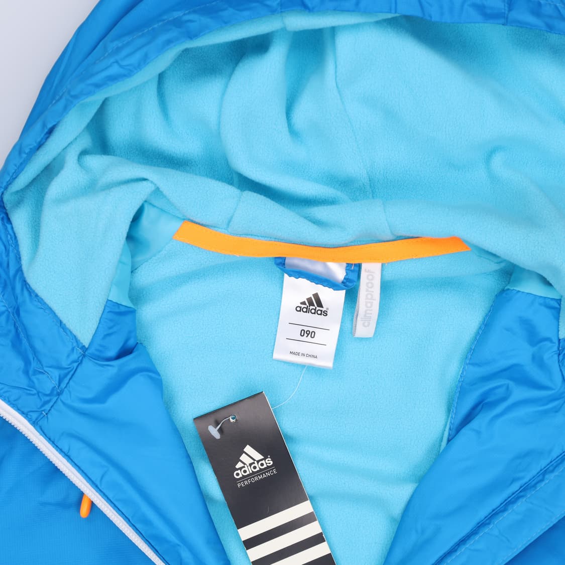 90 새상품 아디다스 기모 후드집업 0203H1 상품이미지3