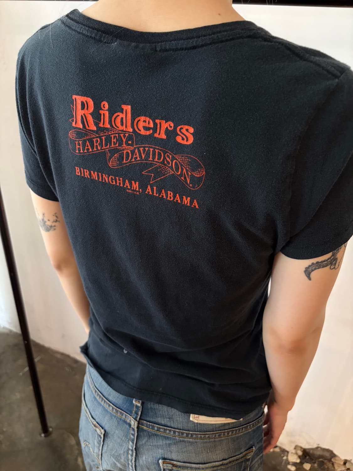 Harley-Davidson 윙 그래픽 슬림핏 반팔 티셔츠 상품이미지4